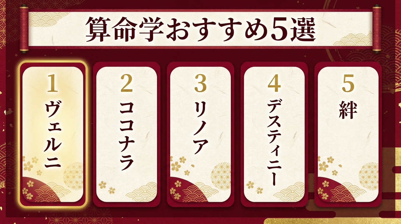 算命学が当たる電話占いおすすめ5選
