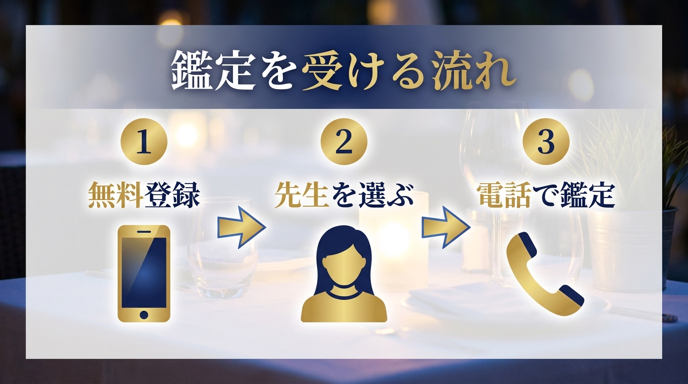 西洋占星術の電話占いを受ける流れ｜初めてでも安心の3ステップ