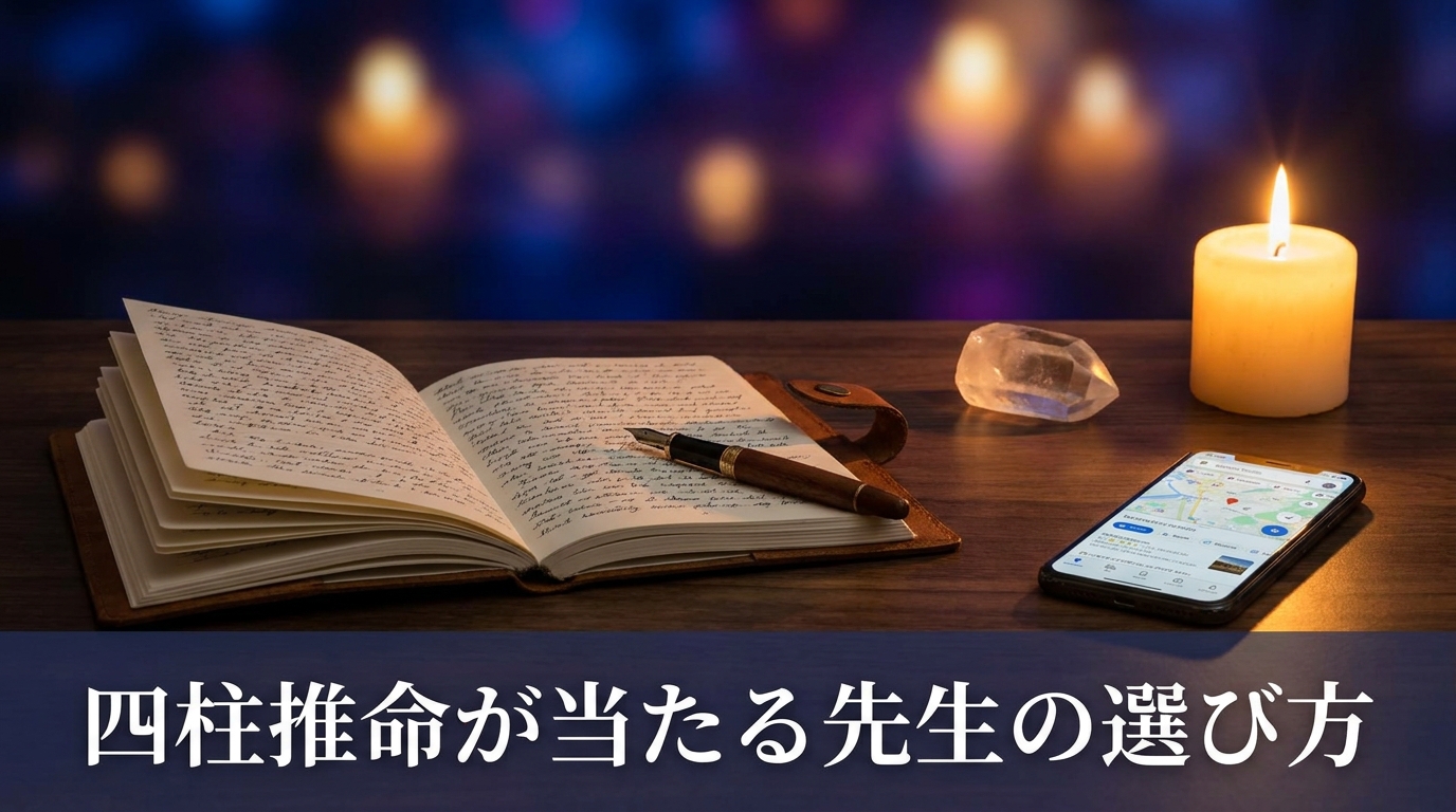 四柱推命が当たる電話占いの選び方｜失敗しない3つのポイント