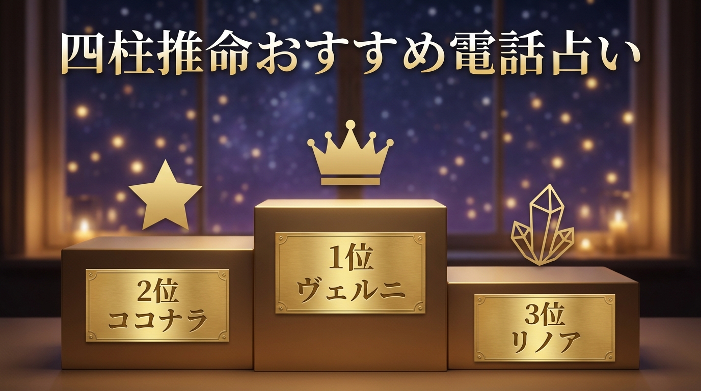 四柱推命が当たる電話占いおすすめ5選【料金・特典を比較】