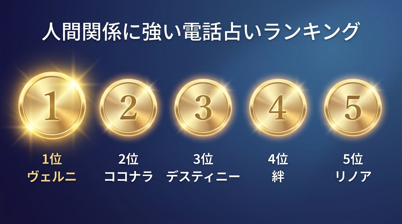 職場の人間関係に強い電話占いおすすめ5選【料金・特典を比較】