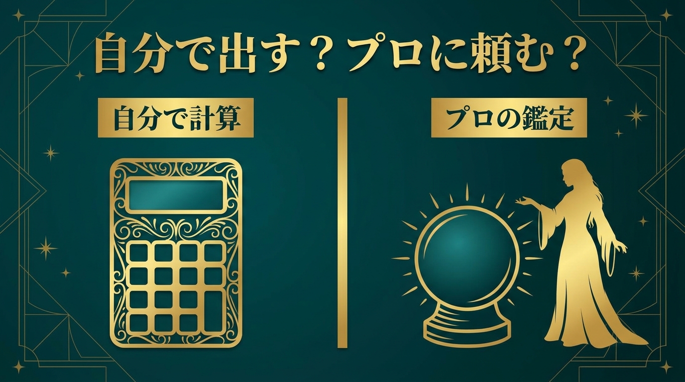 自分で出すのとプロ鑑定は何が違う？数秘術の活かし方