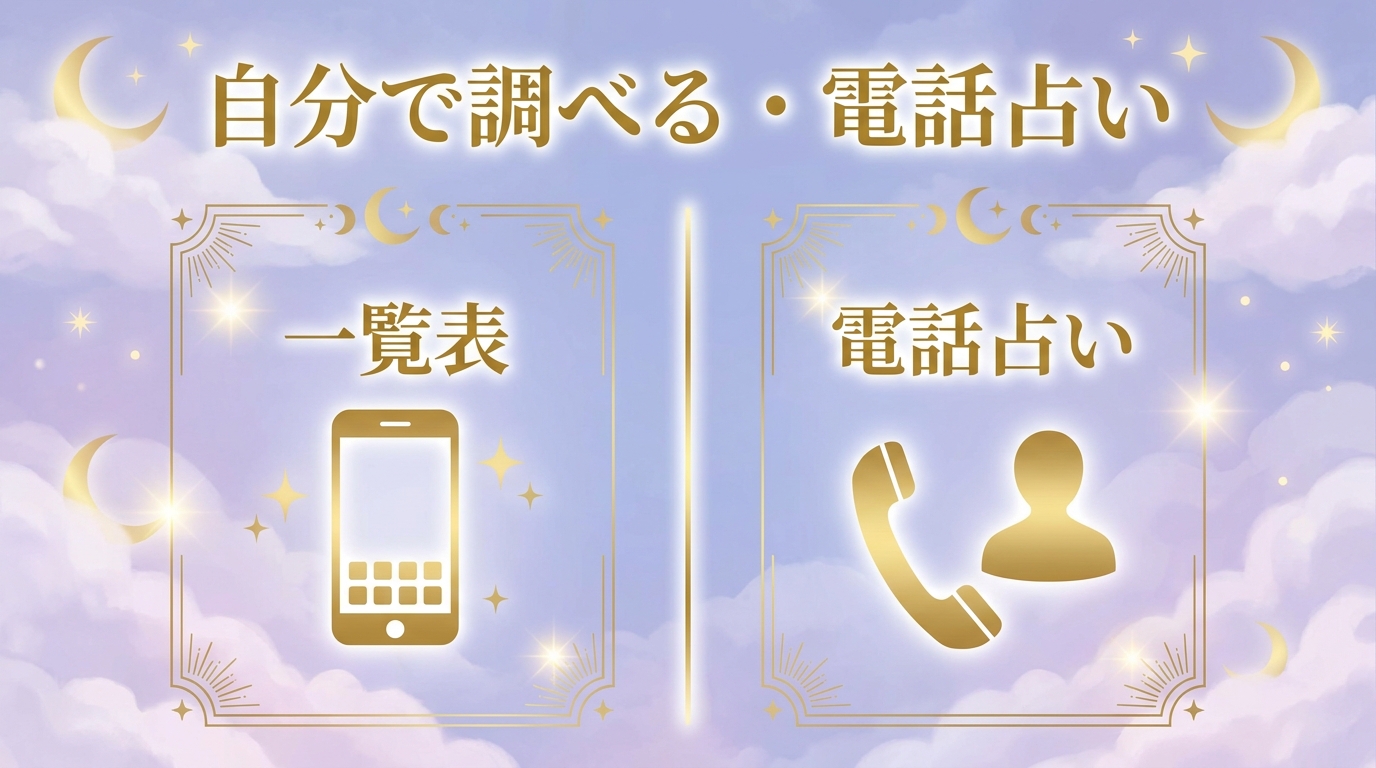 自分で調べるのと電話占いの夢占いは何が違う？
