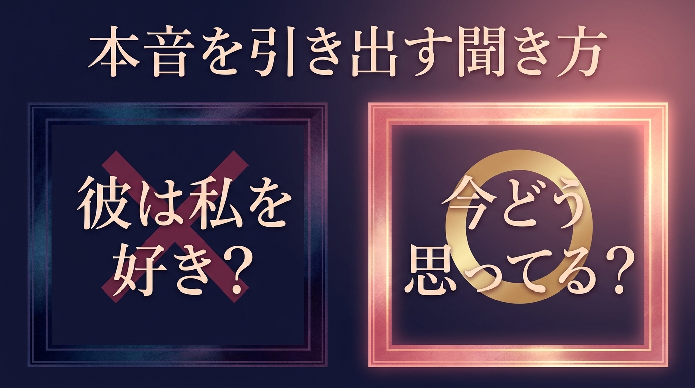 相手の本音を引き出す相談のコツ・質問のしかた