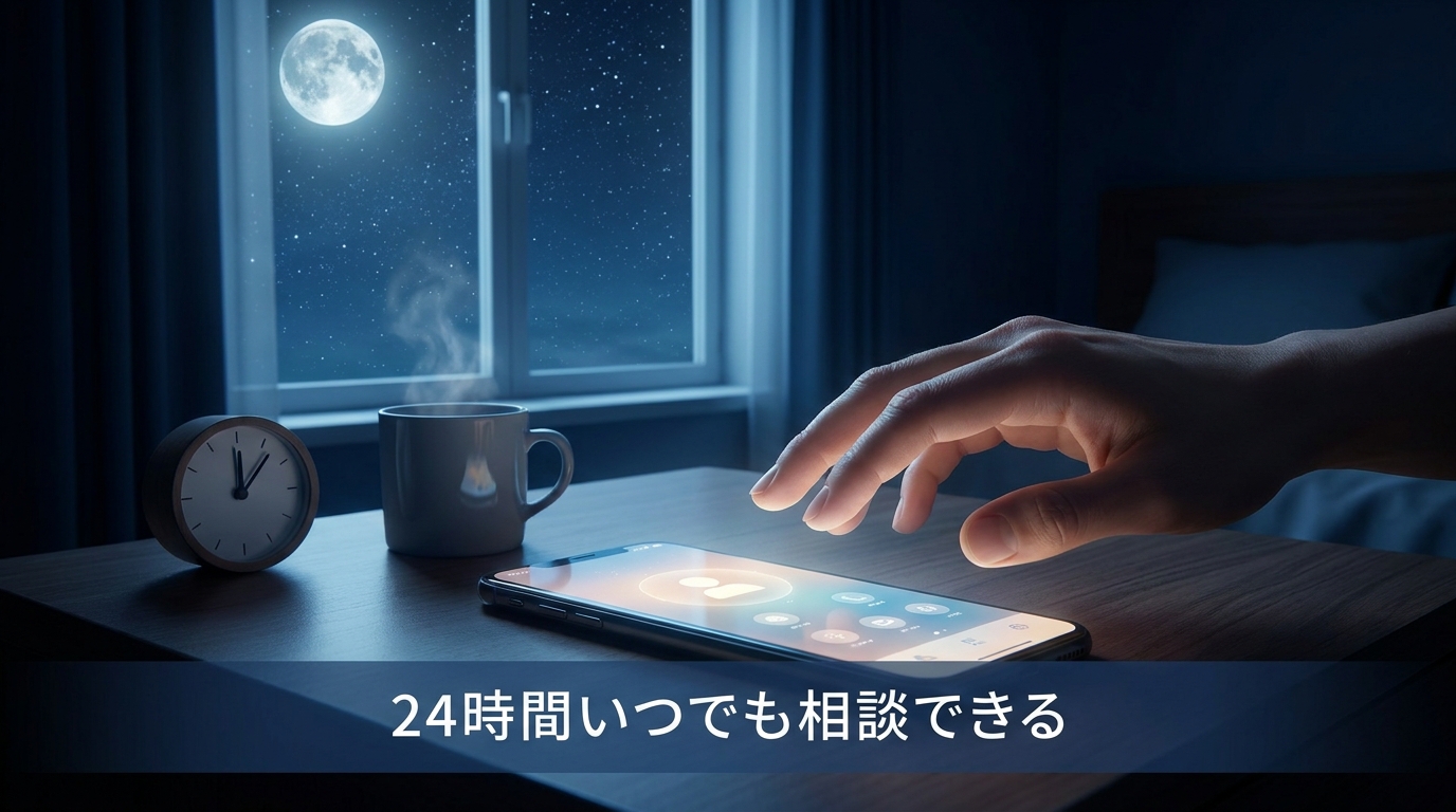 電話占いは24時間相談できる？深夜も占える仕組み