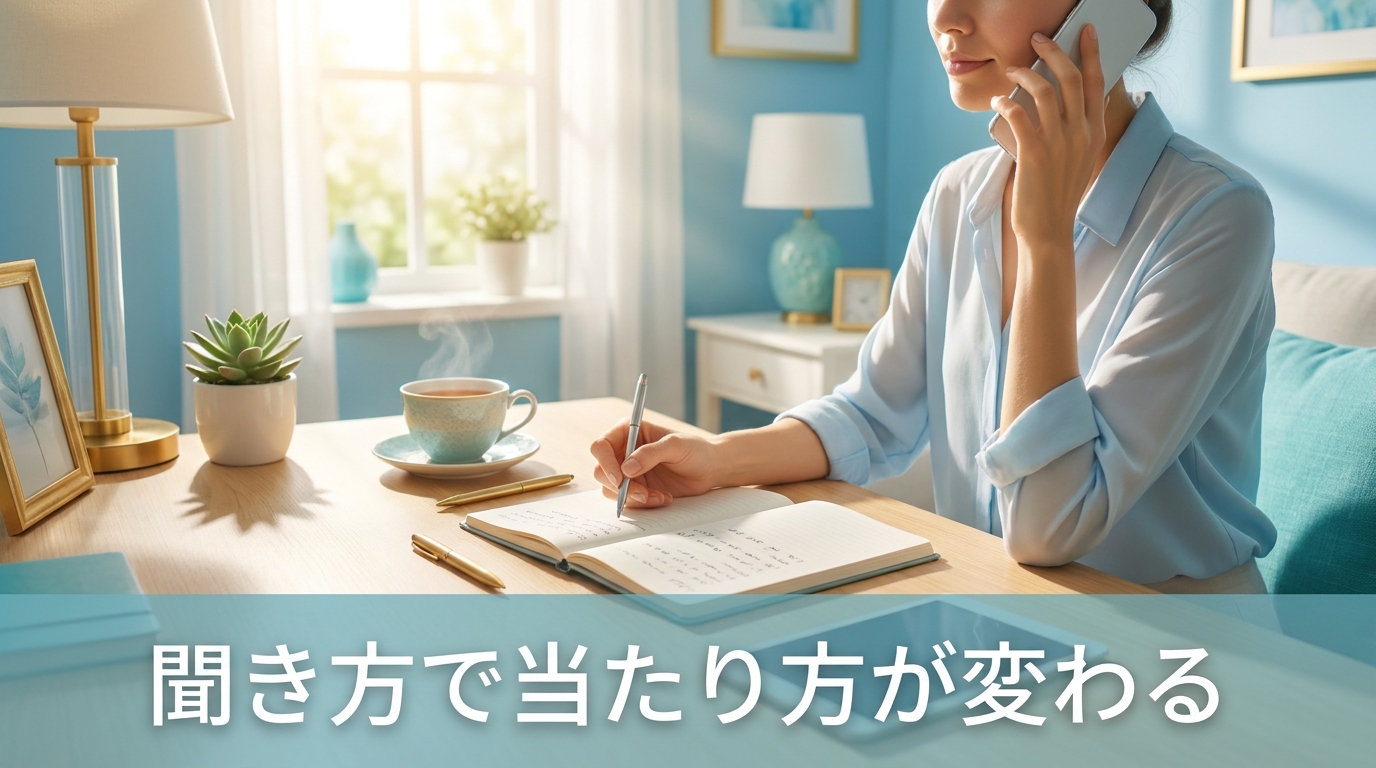 電話占いは「聞き方」で当たり方が変わる