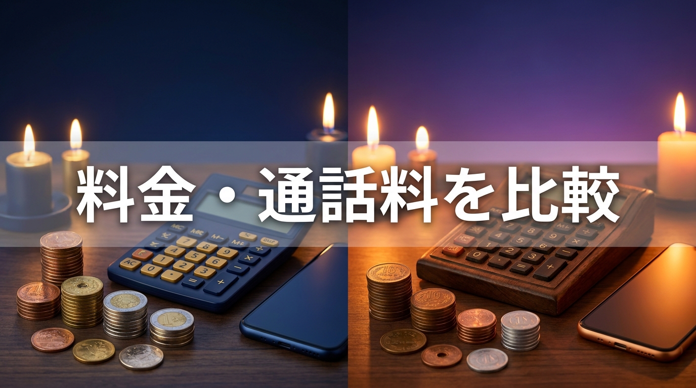 料金・通話料を比較
