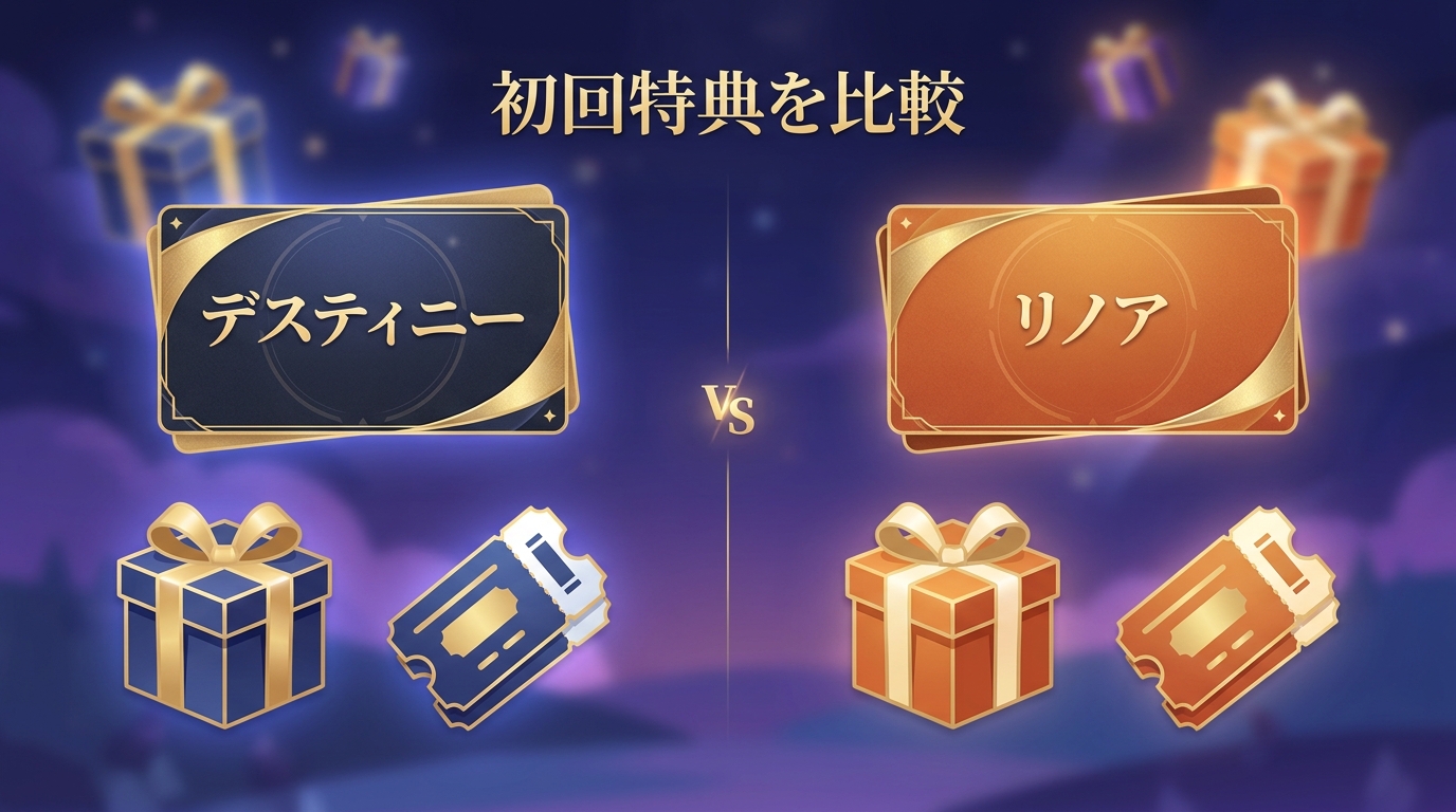 初回特典を比較