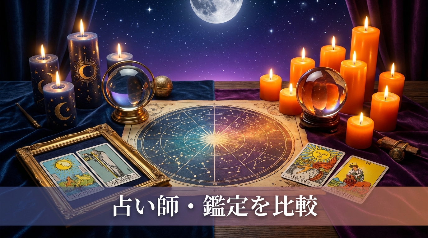 占い師・鑑定方法を比較