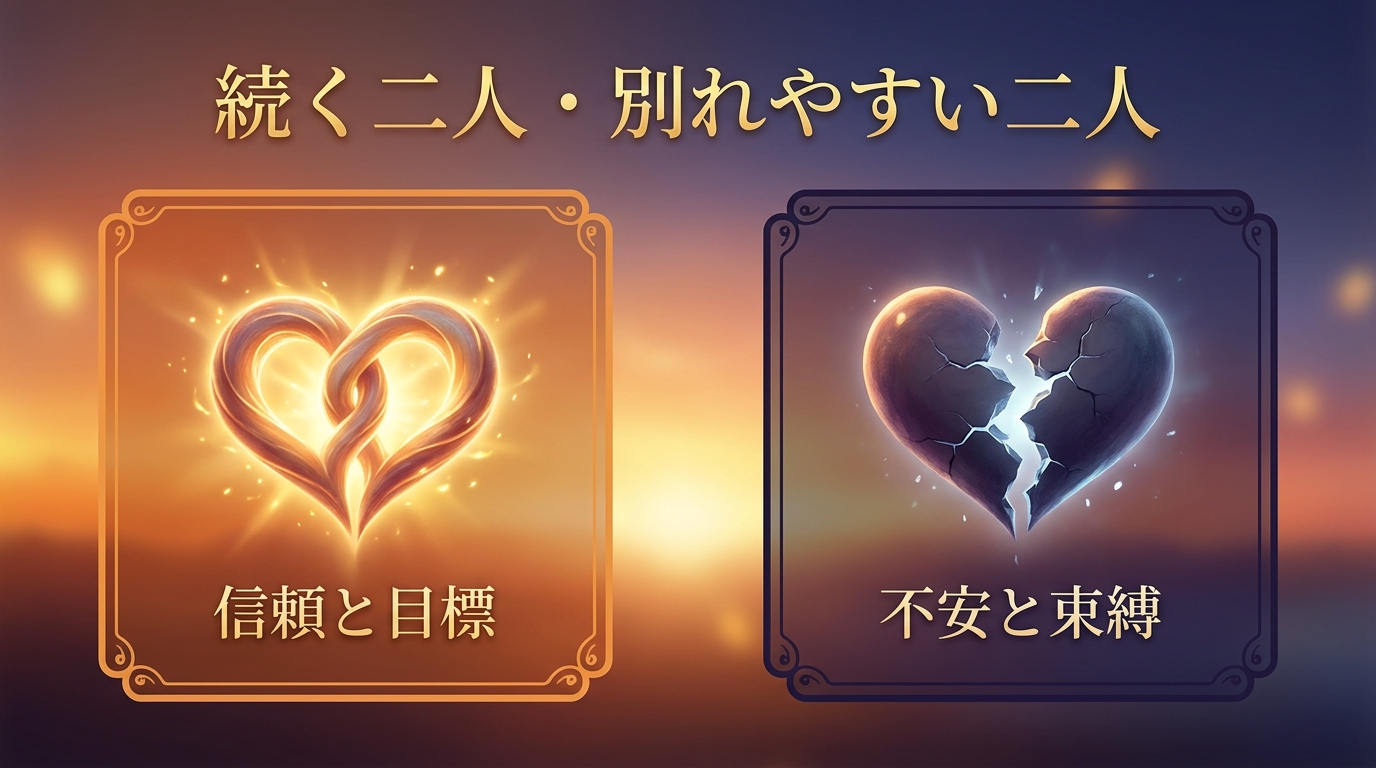 続く二人・別れやすい二人の特徴