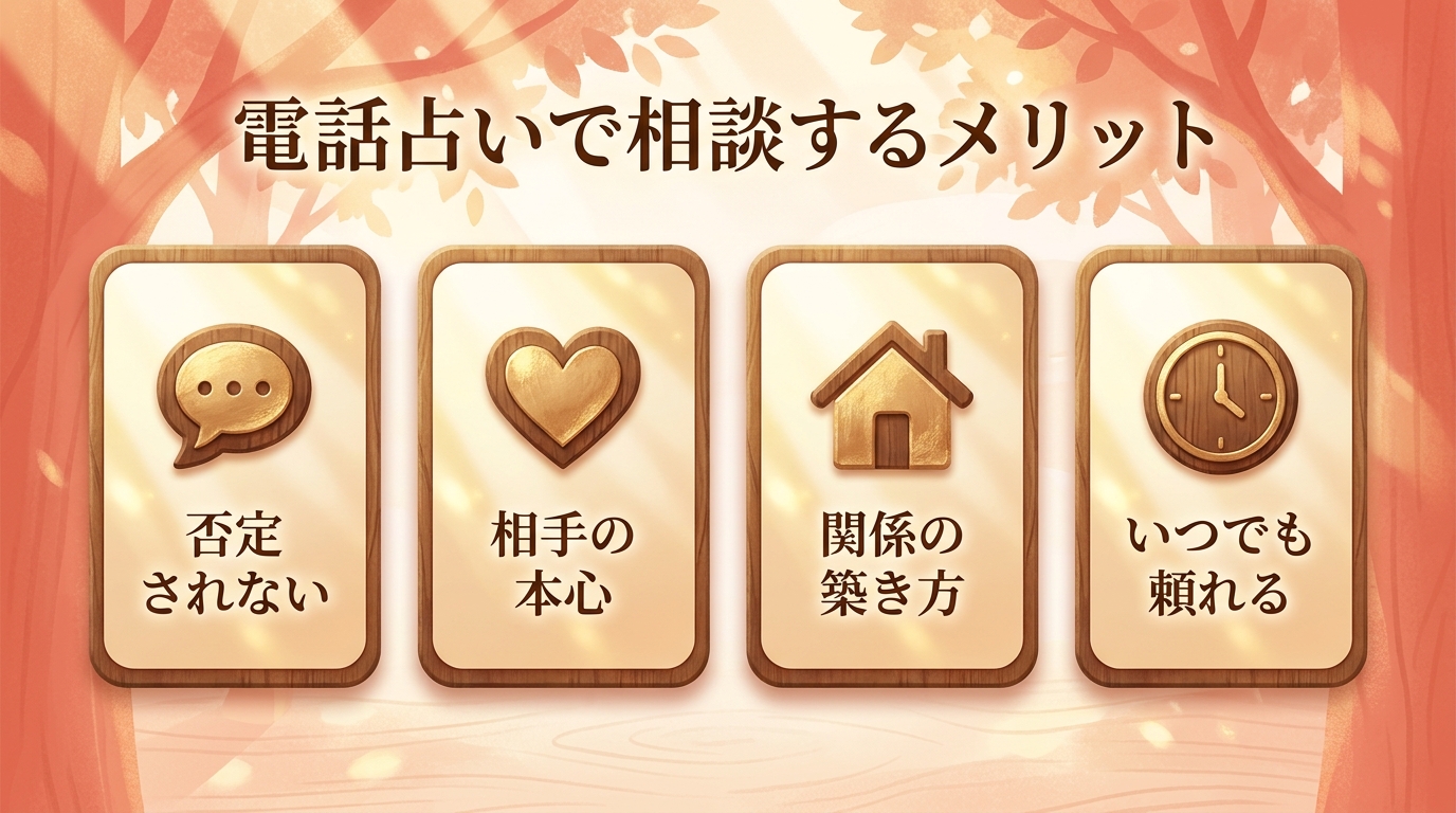 電話占いで家族の悩みを相談するメリット