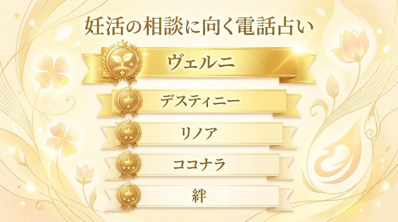 妊活・子宝に強い電話占いおすすめ5選