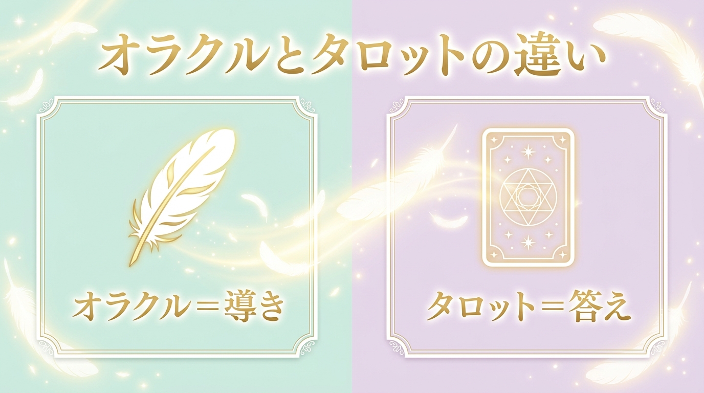 オラクルカードとは？タロットとの違い