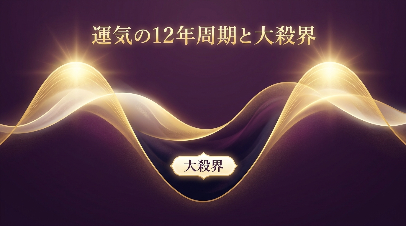 運気の12周期と大殺界の仕組み