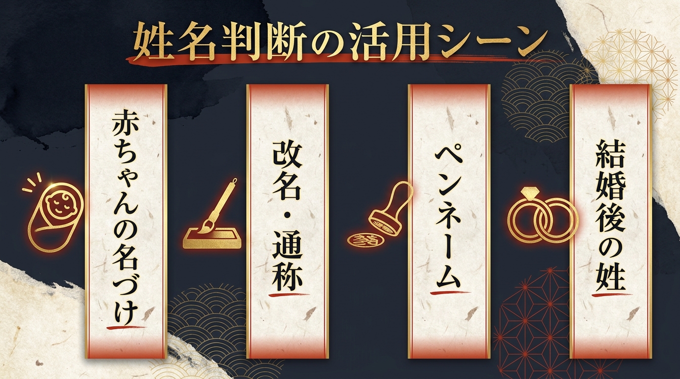 改名・赤ちゃんの名づけにも使える｜姓名判断の活用法