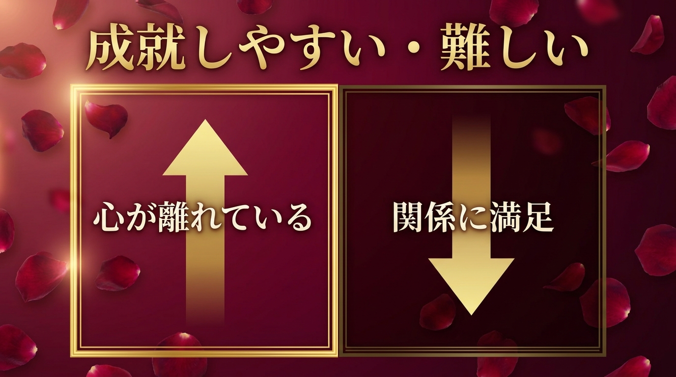 略奪愛が成就しやすいケース・難しいケース