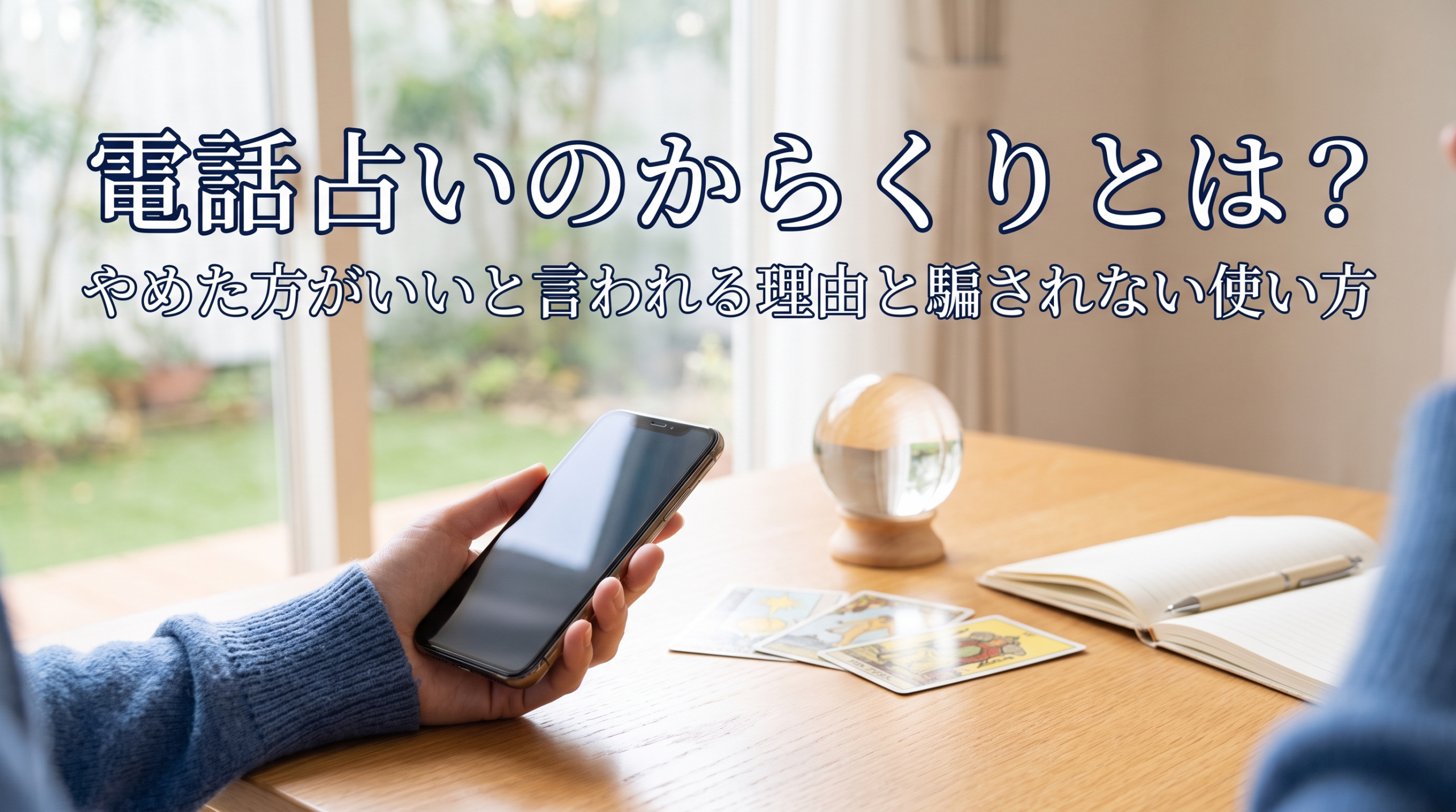 電話占いのからくりとは？やめた方がいいと言われる理由と騙されない使い方